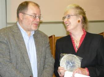 John Charters and Councillor Sue Pitts